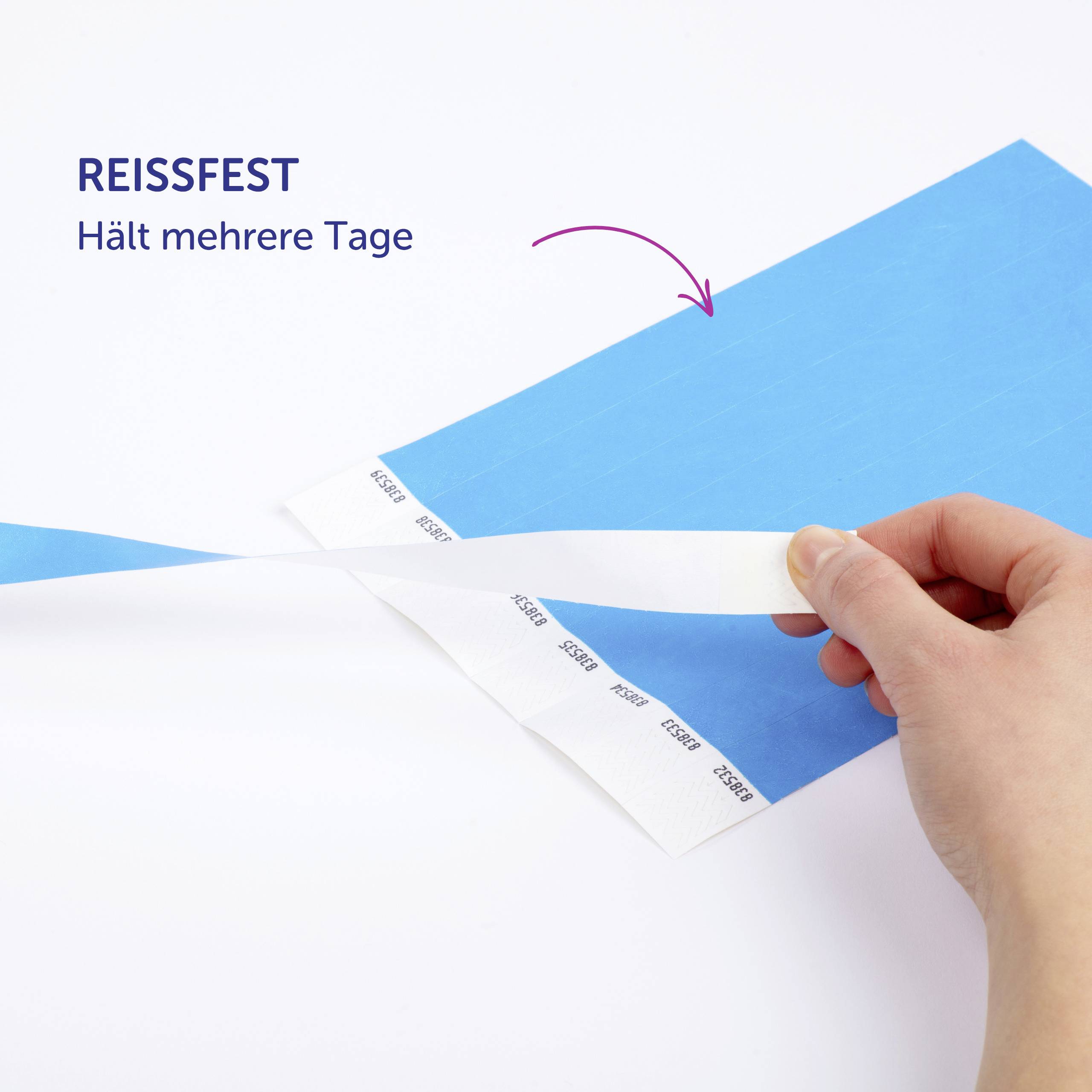 Avery-Zweckform TYVBL-50 Wristband (L x W) 256 mm x 19 mm Tape 500 pc(s)-11