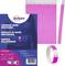 'AVERY tearproof paper wristbands, pink, Tyvek material, pack of 500, 10 x 0.75 inches. Includes image of the wristband.'