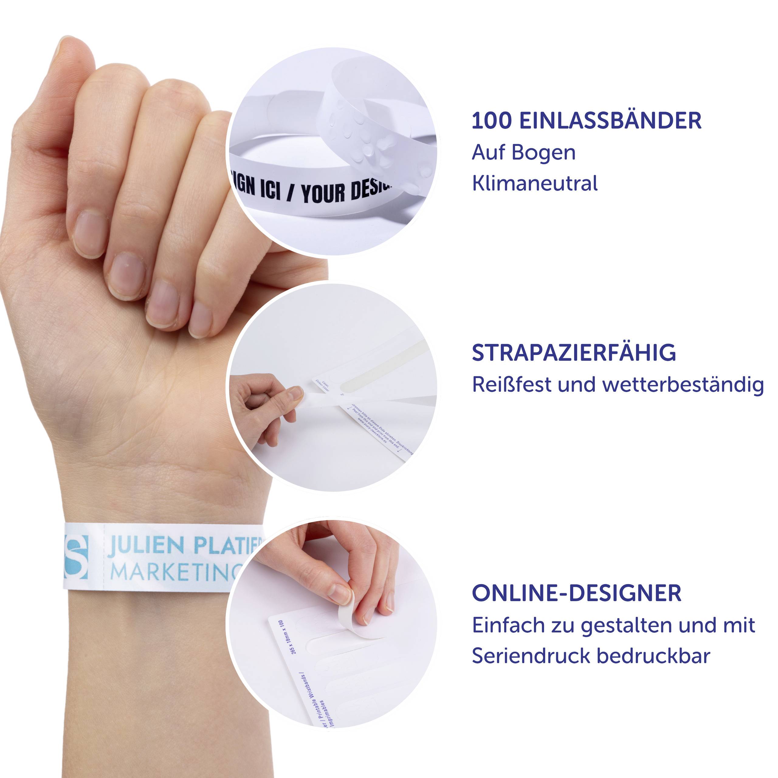 Avery-Zweckform L4000-10 Wristband (L x W x H) 265 x 18 x 265 mm Tape 100 pc(s)-4