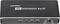 Black HDMI UHD Splitter 1x2, supporting 8K at 60Hz and 4K at 120Hz. Front panel with power and output indicators.