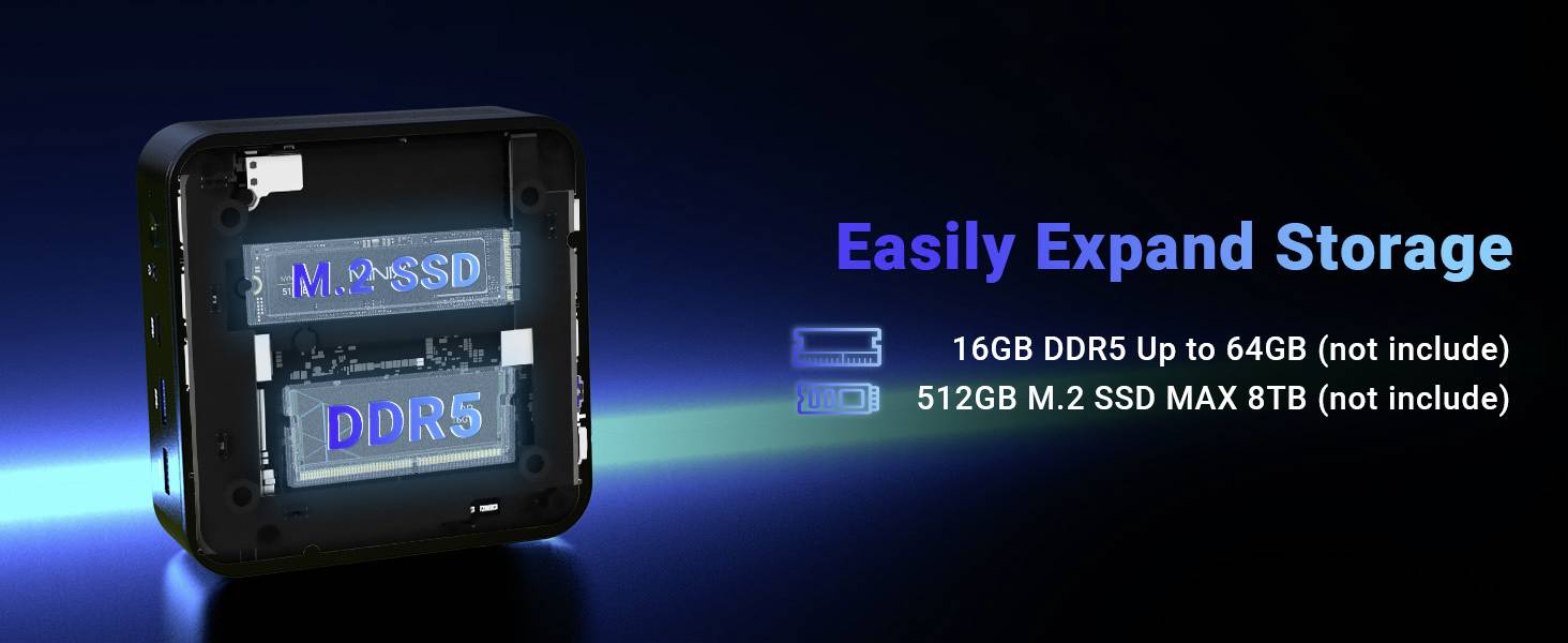 Minix Mini PC NGC NR660 AMD Ryzen 5 6600H 4.5 GHz 16 GB RAM 512 GB SSD AMD AMD Radeon 660 512GB SSD NGC NR660-6