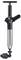 A black and silver wine opener with lever function and T-shaped handle, suitable for easily opening wine bottles.