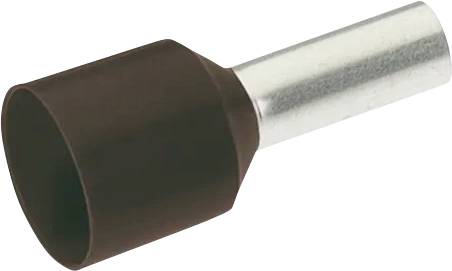 Cimco 187301 Ferrule 1.5 mm² Partially insulated Black 100 pc(s)