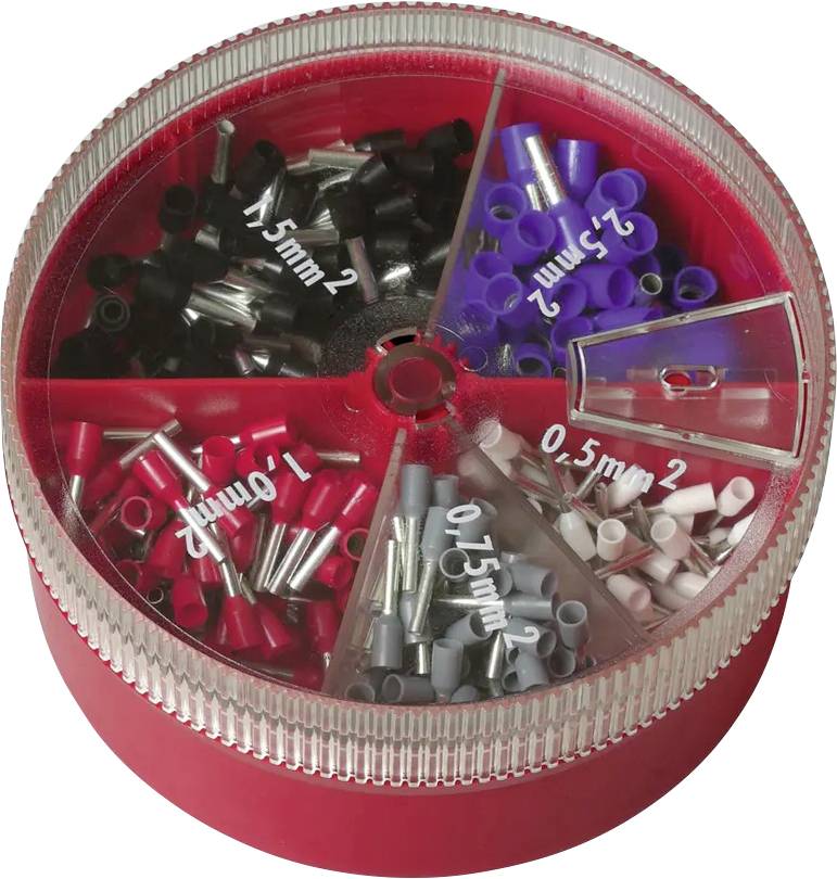 Cimco 187606 Ferrule set Partially insulated 1 Set