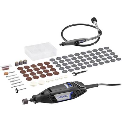 A multi-functional tool with accessory set, including grinding, cutting, and polishing discs. Suitable for DIY projects.