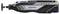 Battery-powered Dremel 8260 rotary tool in Black and Silver with grinding disc and Dremel logo.