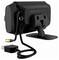 A black DAB/DAB+ radio adapter with a USB port and flexible mounting bracket, pictured from the rear.
