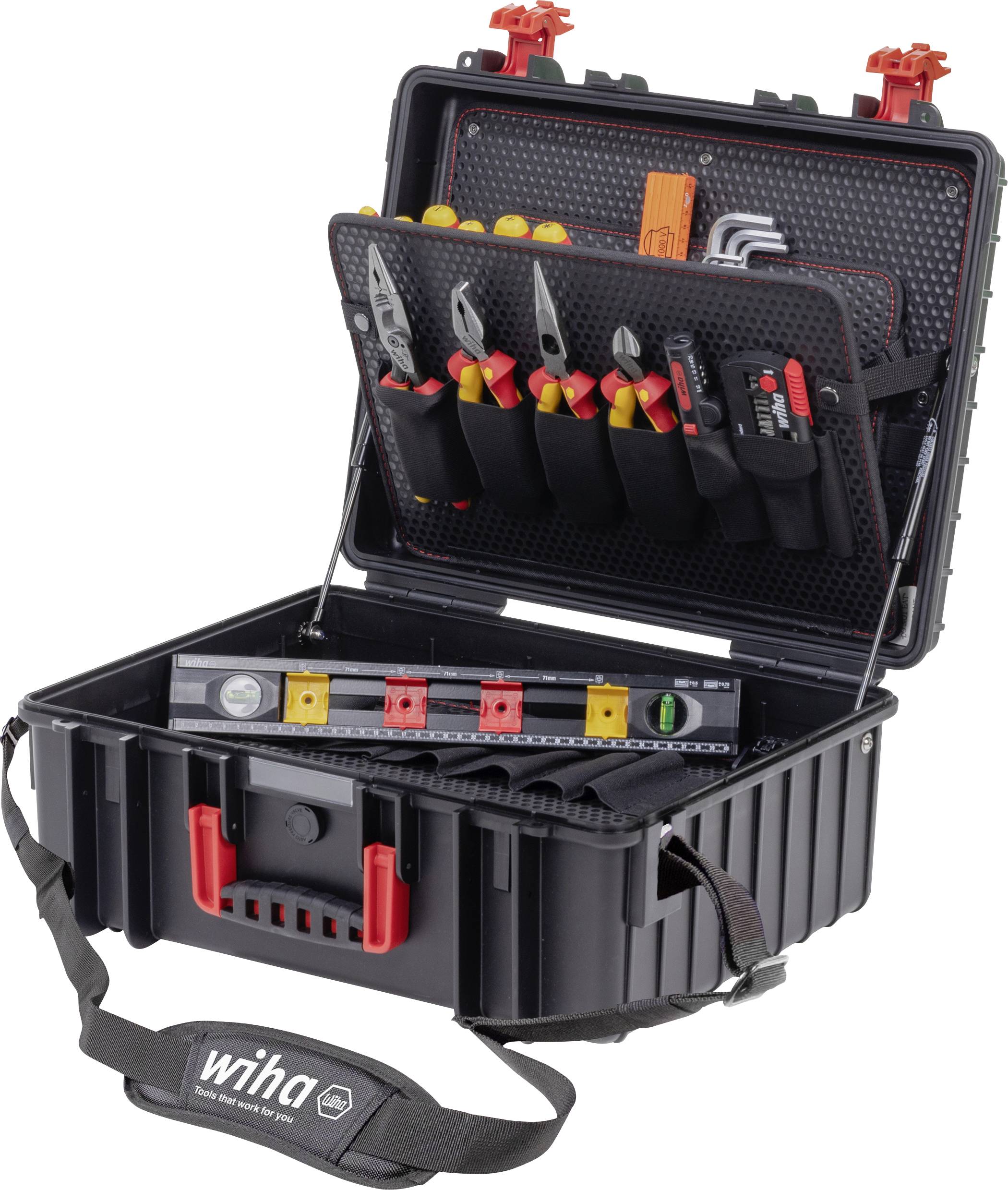Wiha XL 2 46816 Electrical contractor, Trades person, Apprentices, Professionals, VDE Tool box (+ tools) 41-piece