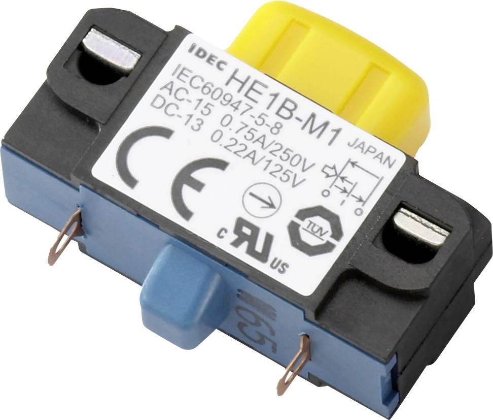 Idec HE1B-M1N HE1B Series Acknowledgement button IP65 (EN 60529) 1 pc(s)