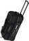 Black travel bag with orange accents, extendable handle and wheels; labelled with 'Limited Edition' and brand logos.