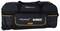 Black travel bag with orange accents. Print reads: 'LIMITED EDITION', 'McLaren Formula Team', 'DEWALT'.