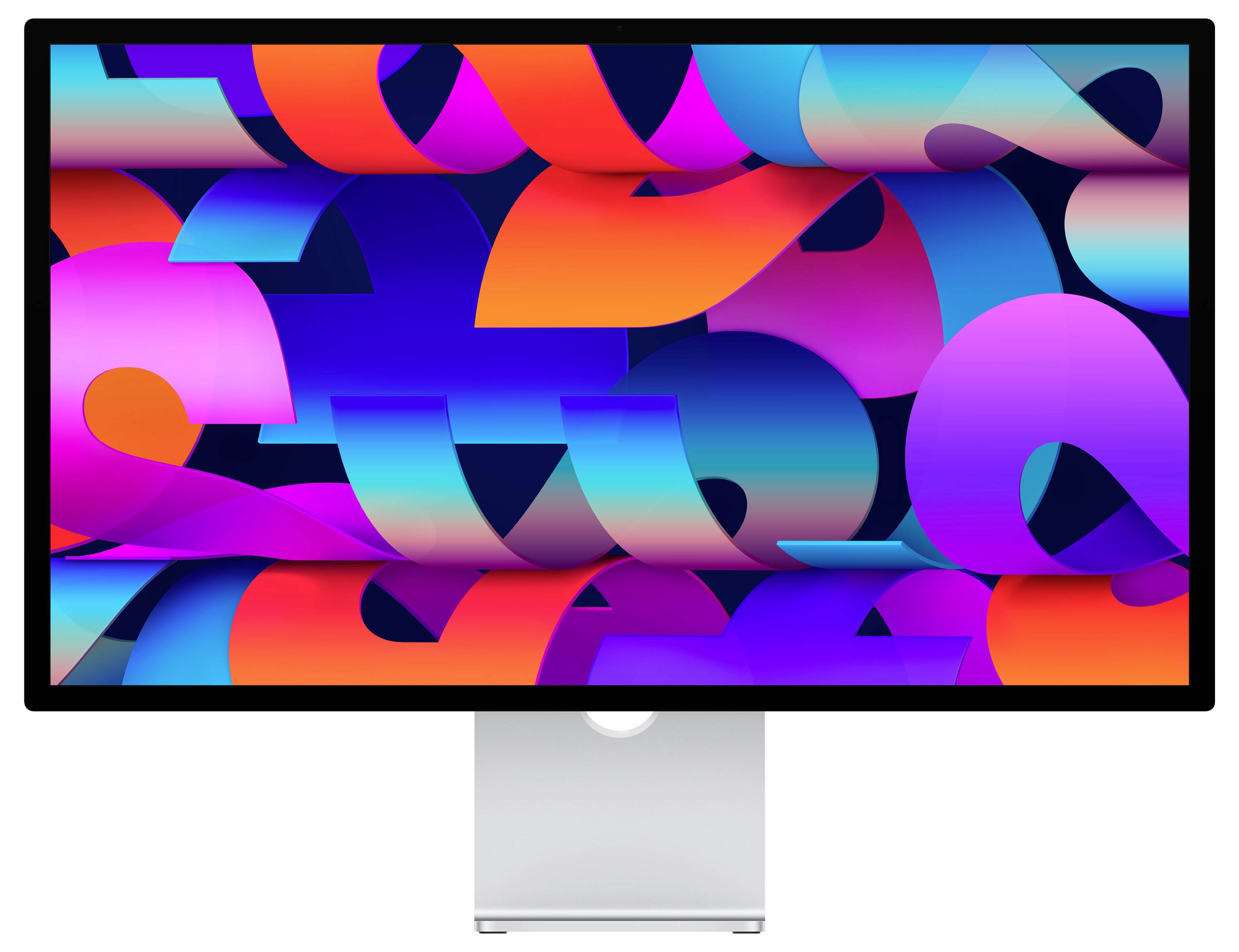 Apple Studio display 68.6 cm (27 inch) EEC E (A - G) 5K Retina Nano-texture glass, Tiltable, Height adjustable, Built-in webcam, Built-in microphone, Display