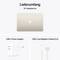 Contents of a 15" MacBook Air: a USB-C power adaptor and a 2 m long USB-C to MagSafe 3 cable.