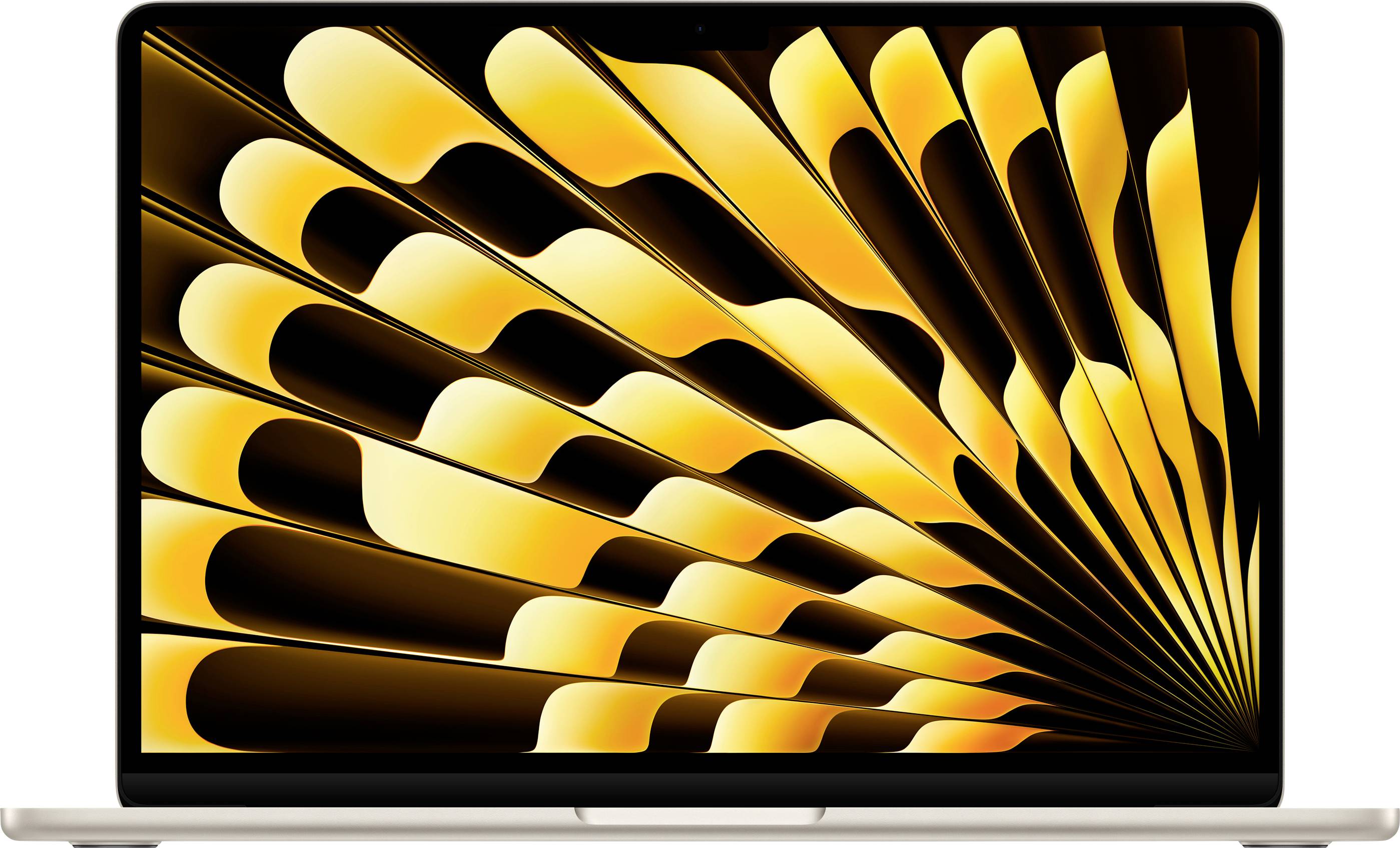 Apple MacBook Air 13 (M4, 2025) 33 cm (13 inch) 16 GB RAM 512 GB SSD M4 10-Core 10-Core GPU Pole star MW103D/A
