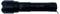 A black torch with a robust design and multiple buttons on the side. It has a clip for attachment.