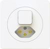 Max Hauri 170611 Switch/socket combo IP20 White (glossy)