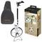 Measuring wheel with handle and stand, next to packaging and carry bag. Packaging displays an image of the measuring wheel in use. Brand: Laserliner.