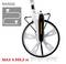 Digital measuring wheel with large, white wheel structure and black handle. Displays measurement value up to 9,999.9 metres.