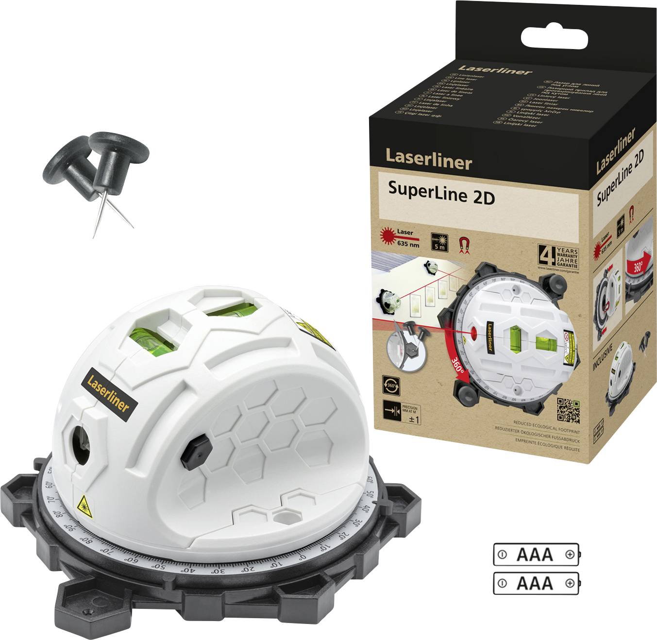 Laserliner SuperLine 2D 081.110E Digital level