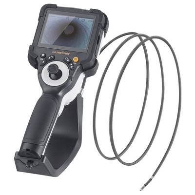 An inspection camera device with a flexible cable and screen for displaying investigations, useful for hard-to-reach areas.