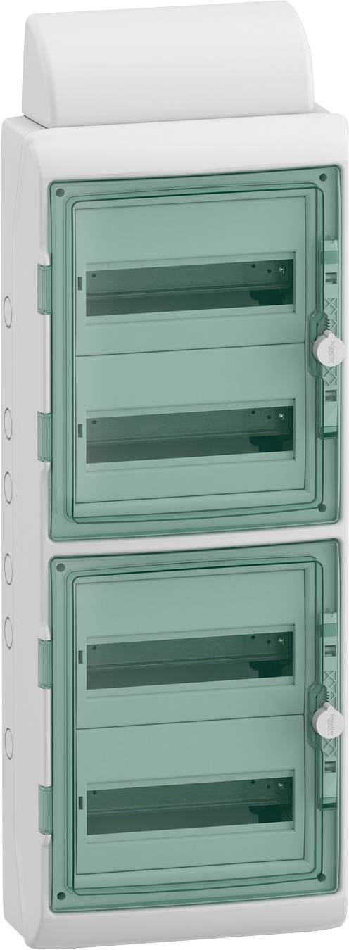 Schneider Electric 13988 Mureva Wetroom distributor Surface-mount No. of partitions = 48 No. of rows = 4 Content 1 pc(s)
