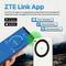 ZTE Link App: App advertisement presenting network management and monitoring to improve router settings.