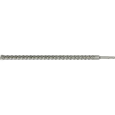 A silver metal helical spring, horizontally positioned, shows many uniform coils. It is shiny and coherently shaped.