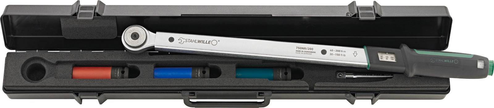 Stahlwille 750NR/200/3/1 96507216 Torque wrench Forward/reverse ratchet 1/2 (12.5 mm) 40 - 200 Nm