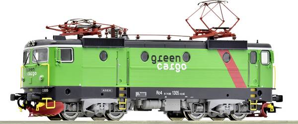 Roco 7500007 H0 RC4 1305 electric locomotive of Green Cargo