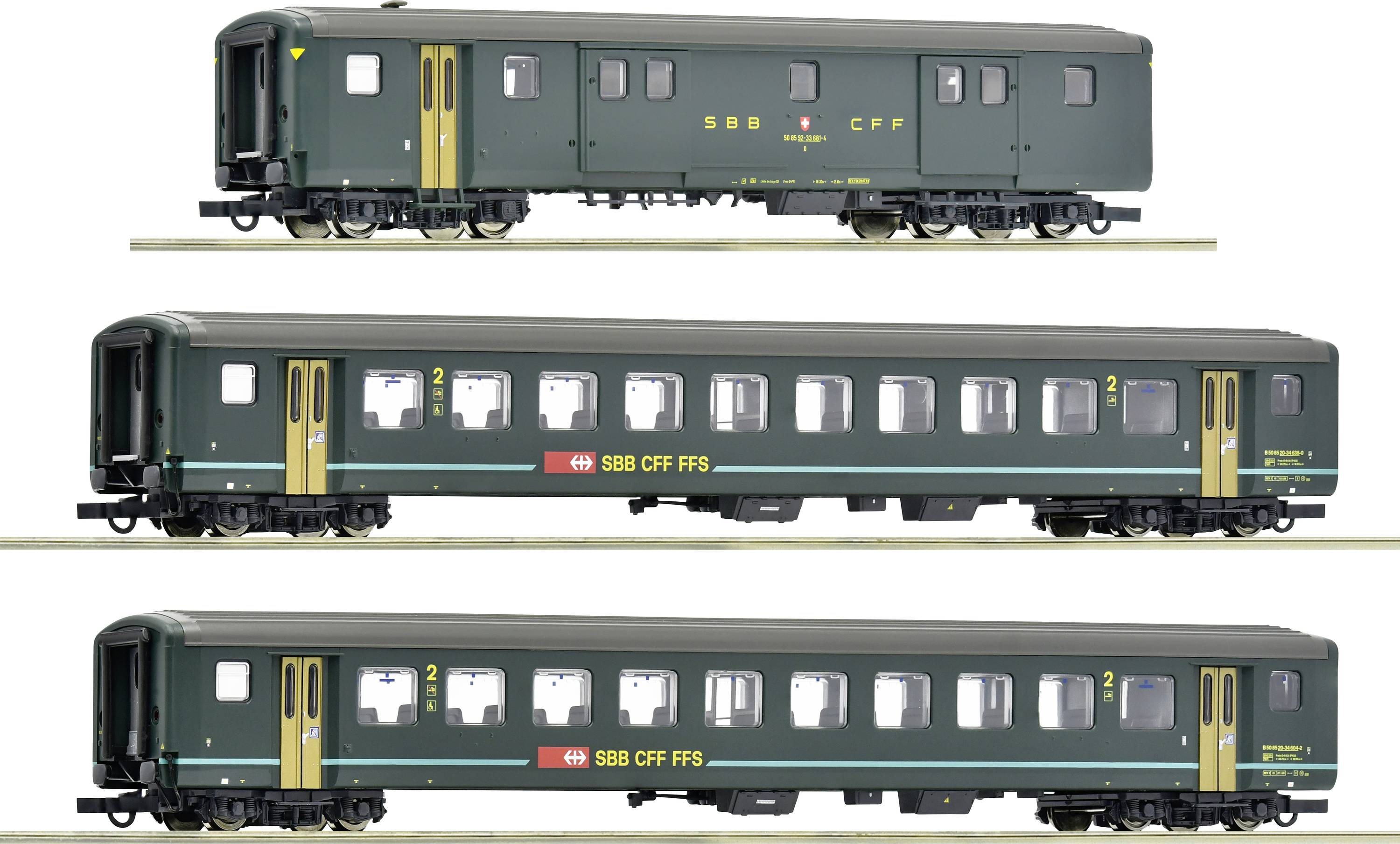 Roco 6200090 H0 3-pc set 1 IR 1617 of SBB