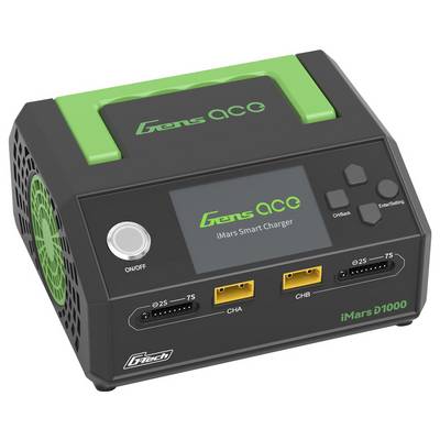 Gens ace Scale model battery charger 25 A LiPolymer, Li-ion, LiHV, LiFePO, NiMH Two output, Battery recognition, Dischar-1