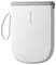A portable label printer in white with a grey lid. Brand name 'NiiMbot' visible on the side. Compact and with a carry strap.