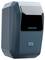 Printer with a dark blue surface and black screen. 'NIIMBOT' labelling on the front. Button with 'OPEN' inscription.