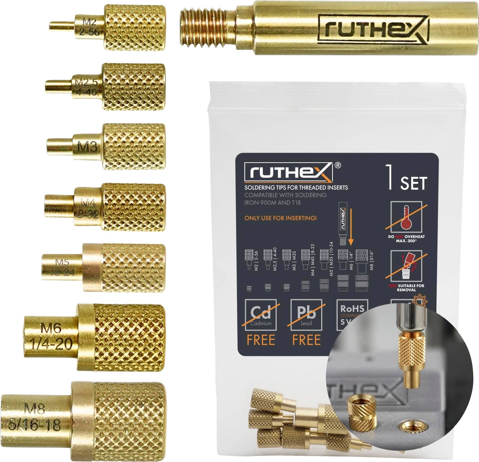 ruthex Solder Tips LOE-SET-011