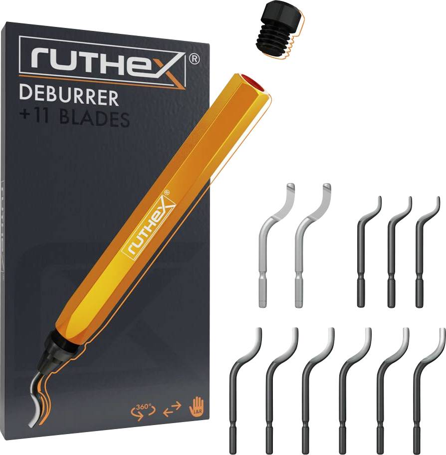 ruthex Manual Deburrers ENT-11SET-001