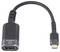 A black adapter cable with an HDMI connector on one end and a USB-C connector on the other end for connecting devices.