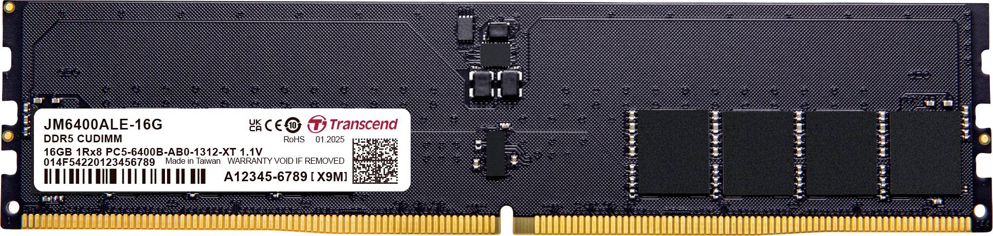 Transcend Consumer PC RAM GB JM6400ALE-16G