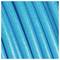 Blue foam rods arranged in parallel that look like pool noodles.