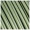 Green cables in parallel arrangement, vertically aligned. Smooth texture and uniform spacing between the cables.
