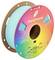 A spool of 3D printing filament in pastel ice color from Panchroma. The packaging is colorful with company logo and technical details.