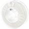 A spool of white 3D printer filament, brand 'Spectrum', model 'PETG CF10', on a transparent plastic carrier.