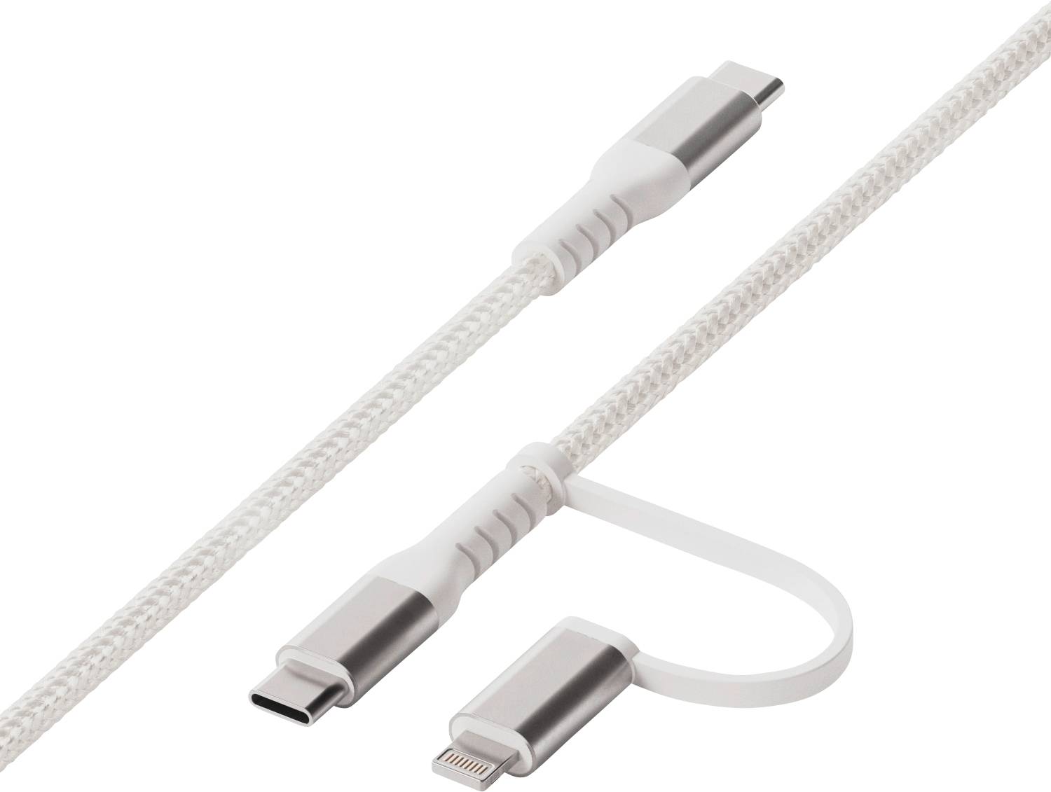 Vivanco USB-C cable USB-C® socket 1.2 m White 64216
