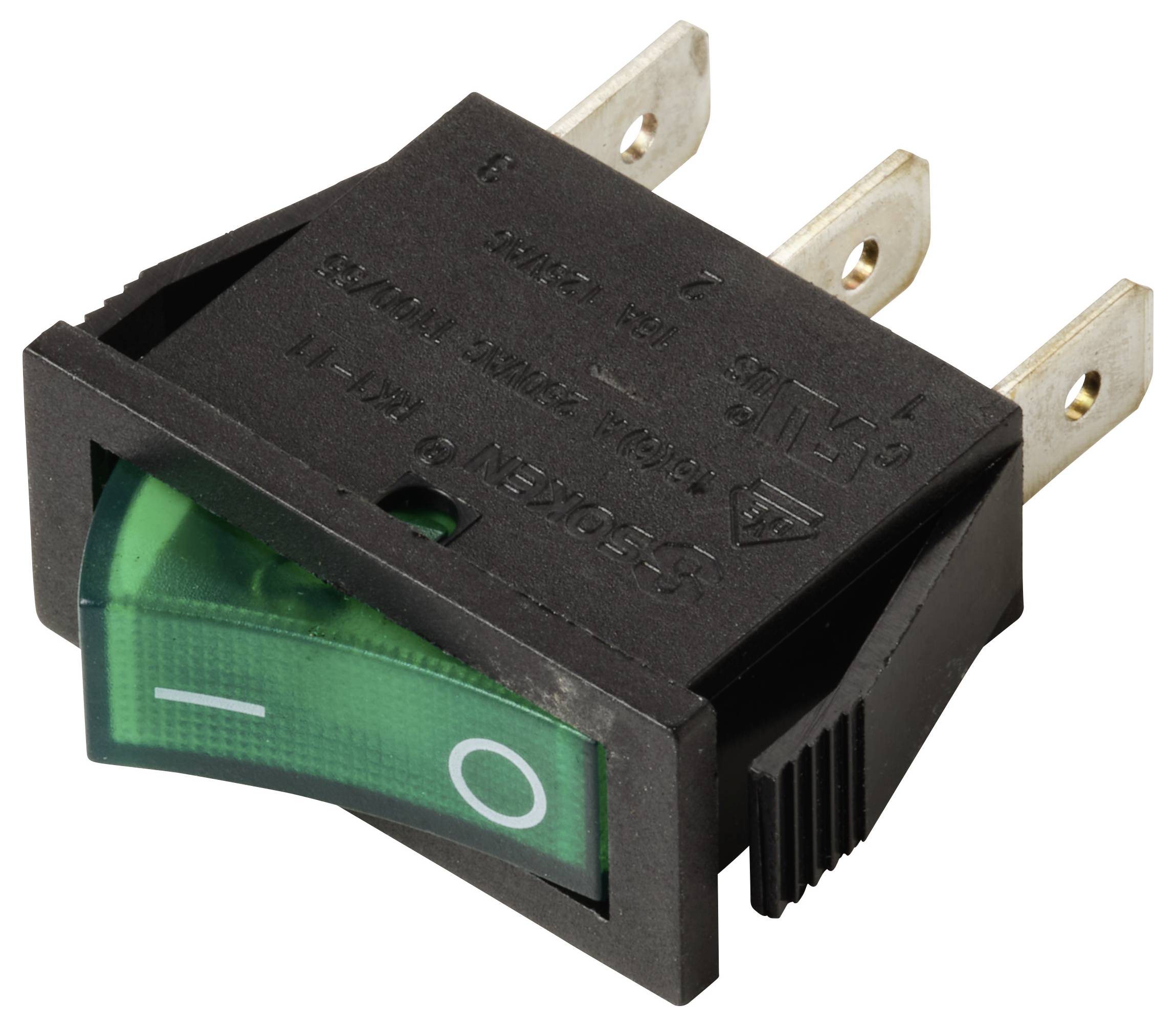 TRU COMPONENTS TC-13599536 Toggle switch 250 V AC 16 A 1 x Off/On latch 1 pc(s)-1