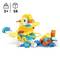 Building set with 58 pieces for creating a colorful duck, suitable for children ages 2 and up.