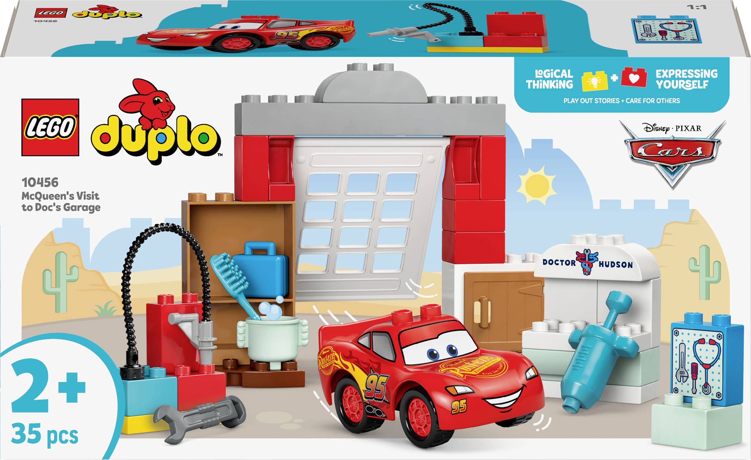 10456 LEGO® DUPLO® McQueens visit Docs workshop