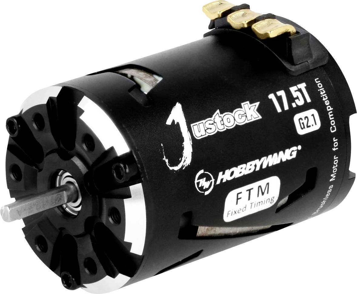 Hobbywing Xerun Justock 17.5 Turn G2.1 Model car brushless motor kV (RPM per volt): 2450 Turns: 17.5