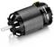 'Brushless Motor' in head-lens view, black with silver fins, model 'Xerun 4268'. Suitable for high-performance remote-controlled vehicles.