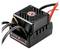 'Robitronic' electronic speed controller in black, with multiple cable connections and red 'R' logo on the top surface.