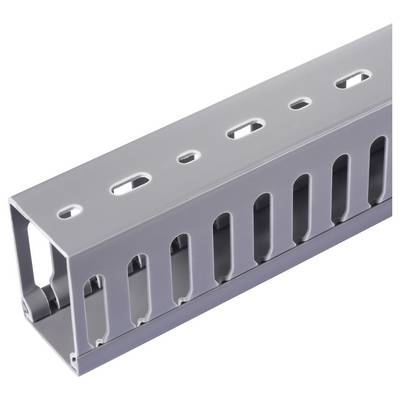 Sygonix SY-6801160 Cable duct (L x W x H) 2000 x 25 x 40 mm 5 pc(s) Grey-3