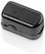 A black, compact device, possibly a finger pulse oximeter, against a white background.